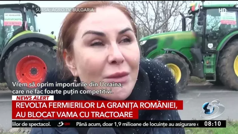 Fermierii romani si bulgari, protest zilnic! Agricultorii din tara vecina au blocat vama