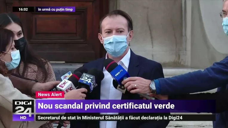 Florin Citu: Cei care nu s-au vaccinat trebuie sa se testeze, dar nu pe bani de la buget