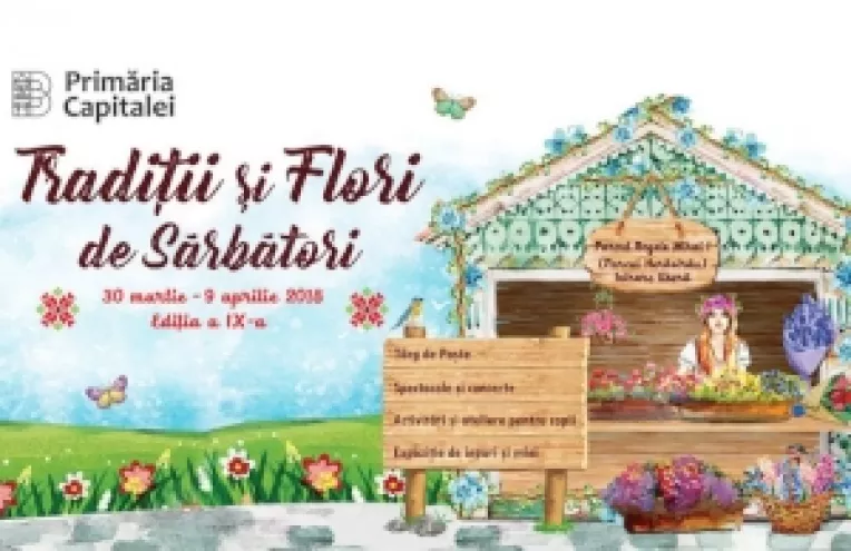 In Parcul Herastrau (Regele Mihai I), pana pe 9 Aprilie 2018 are loc Targul de Paste - TRADITII SI FLORI DE SARBATORI