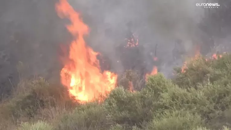 Incendiile fac ravagii in mai multe tari din Europa. In Sicilia, aeroportul a fost inchis temporar