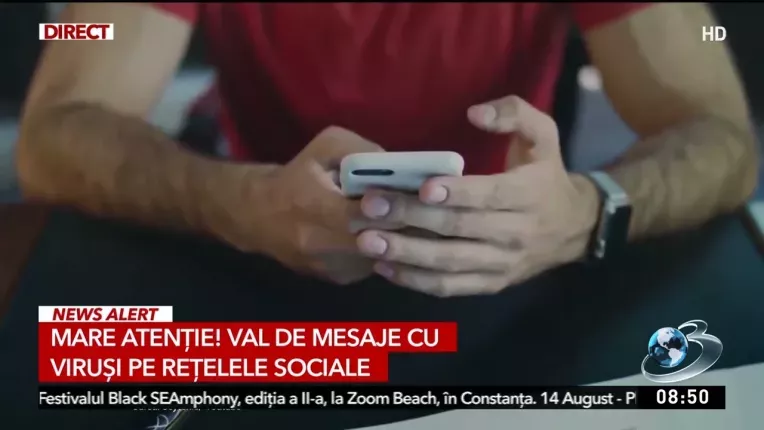 Mare atentie! Val de mesaje cu virusi pe retelele sociale