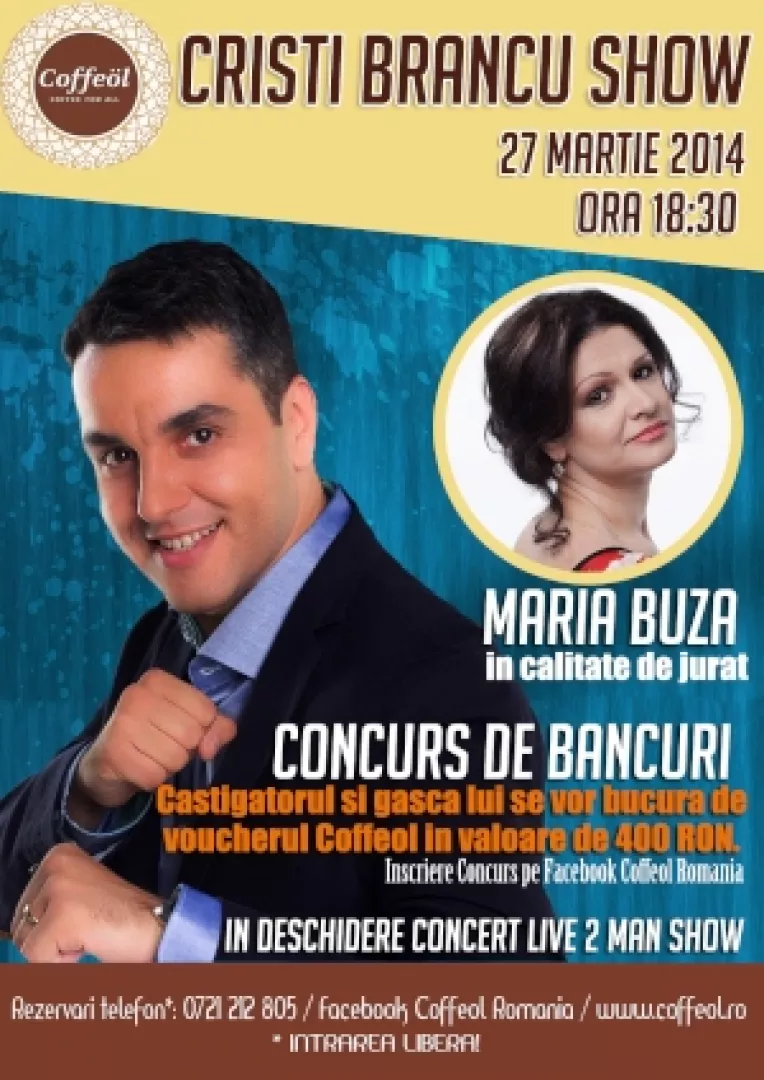 Maria Buza: "Fac terapie cu bancuri"