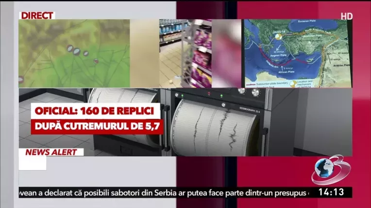 Mihai Diaconescu, INFP: Falia din Gorj este lunga si poate da cutremure cu magnitudini mari