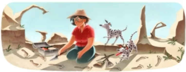 Omagiata de Google: Mary Leakey sustinea teoria nedovedita stiintific ca omul s-ar trage din maimuta 