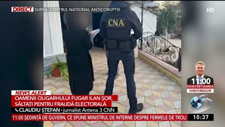 Perchezitii in republica Moldova. 11 oameni ai lui Ilan Sor, ridicati de mascati