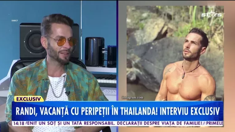 Randi, vacanta cu peripetii in Thailanda. Artistul s-a accidentat grav