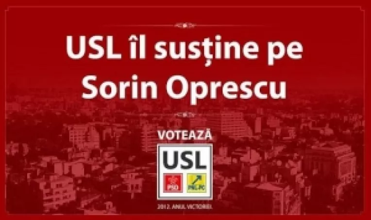 Sondaj AVANGARDE: Victorie in Bucuresti - Sorin Oprescu 67%, USL 66%