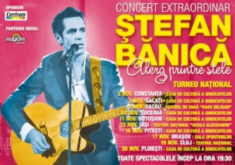 Stefan Banica pleaca in turneu in luna noiembrie