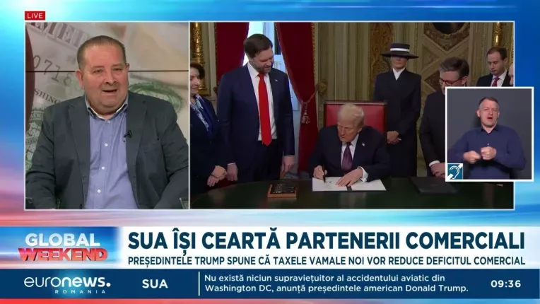 Taxele vamale decise de Trump tulbura comertul international "imediat si pe termen lung"