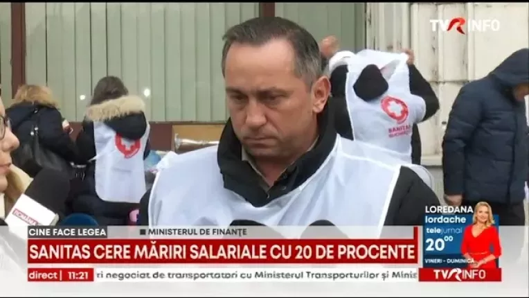 Vicepresedinte Sanitas: Nu vom accepta o marire cu mai putin de 20 la suta